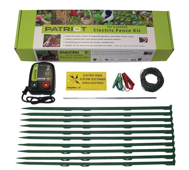 Racoons and Electric Fencing Pet and Garden Kit